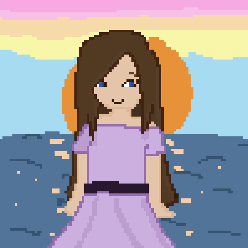 Just a random girl nothing interesting unless it’s a good drawing. I have no idea if it good l