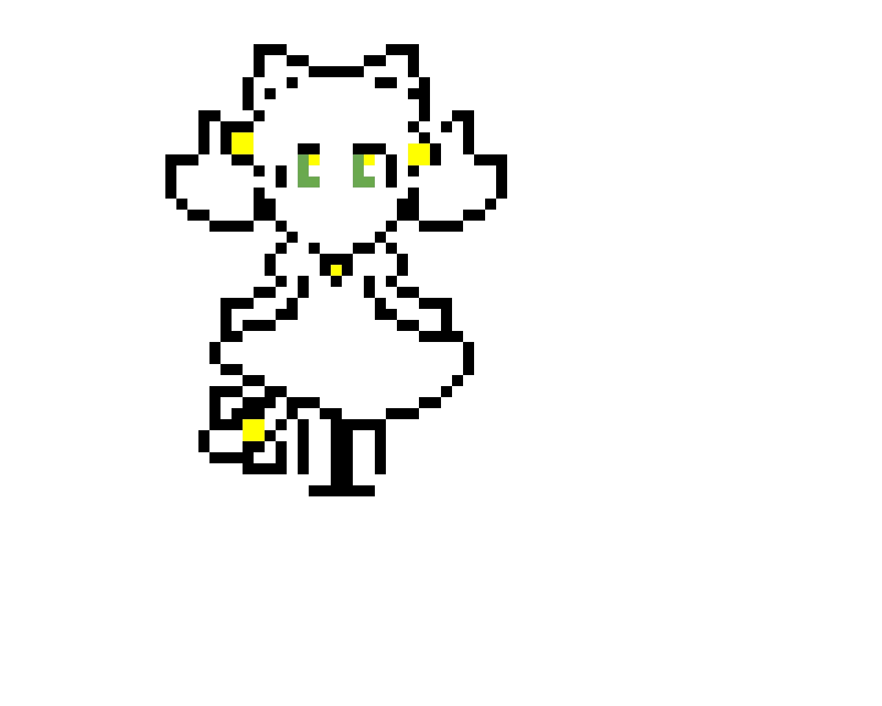 Mad Mew Mew from Undertale But I could not find the right colors so someone else can color it 