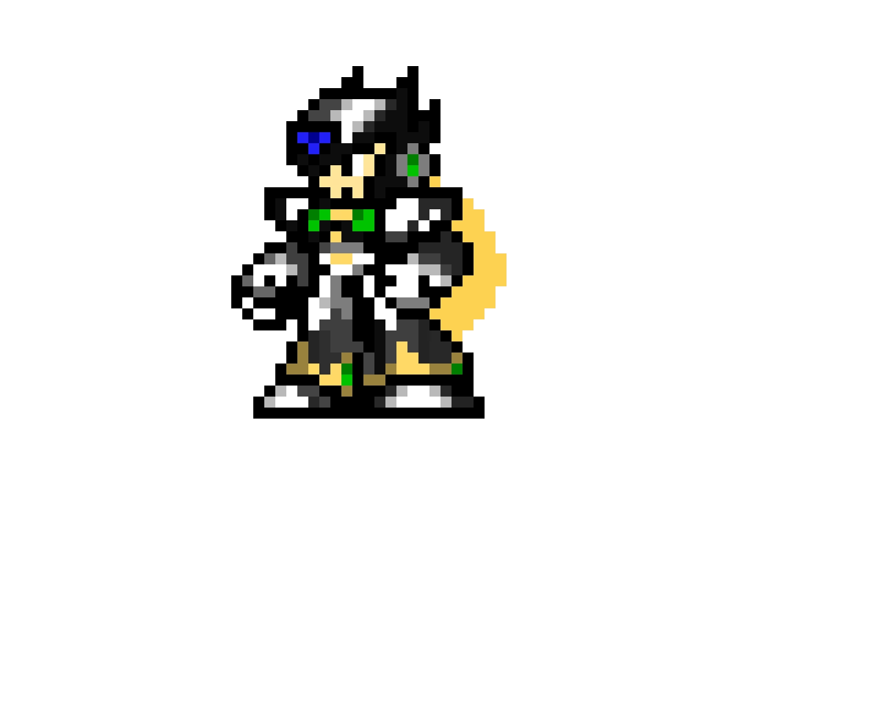 black zero from mega man x4 5 6 and 8 xtreme styled