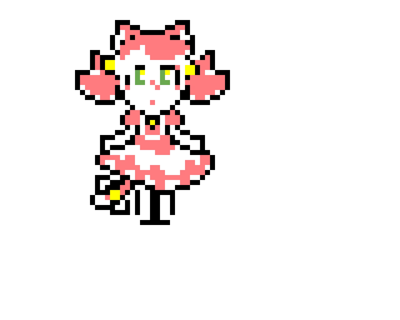 i colored some of mad mew mew u can try to finish by using right colors