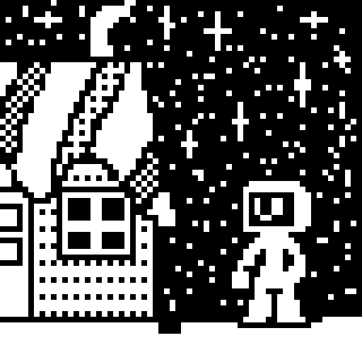 1 bit pixel art gt