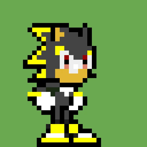 android shadow edit of shadow the hedgehog pocket pixel art by pixely
