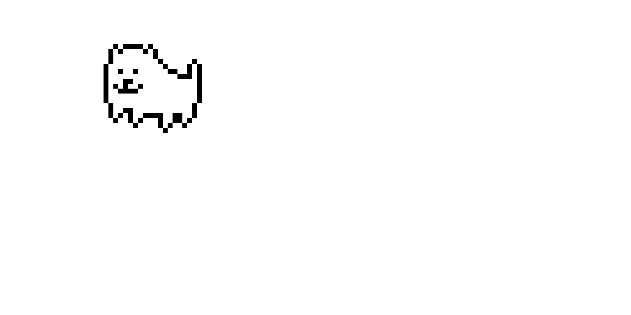 Dog from Deltarune By TheSpicyArtist