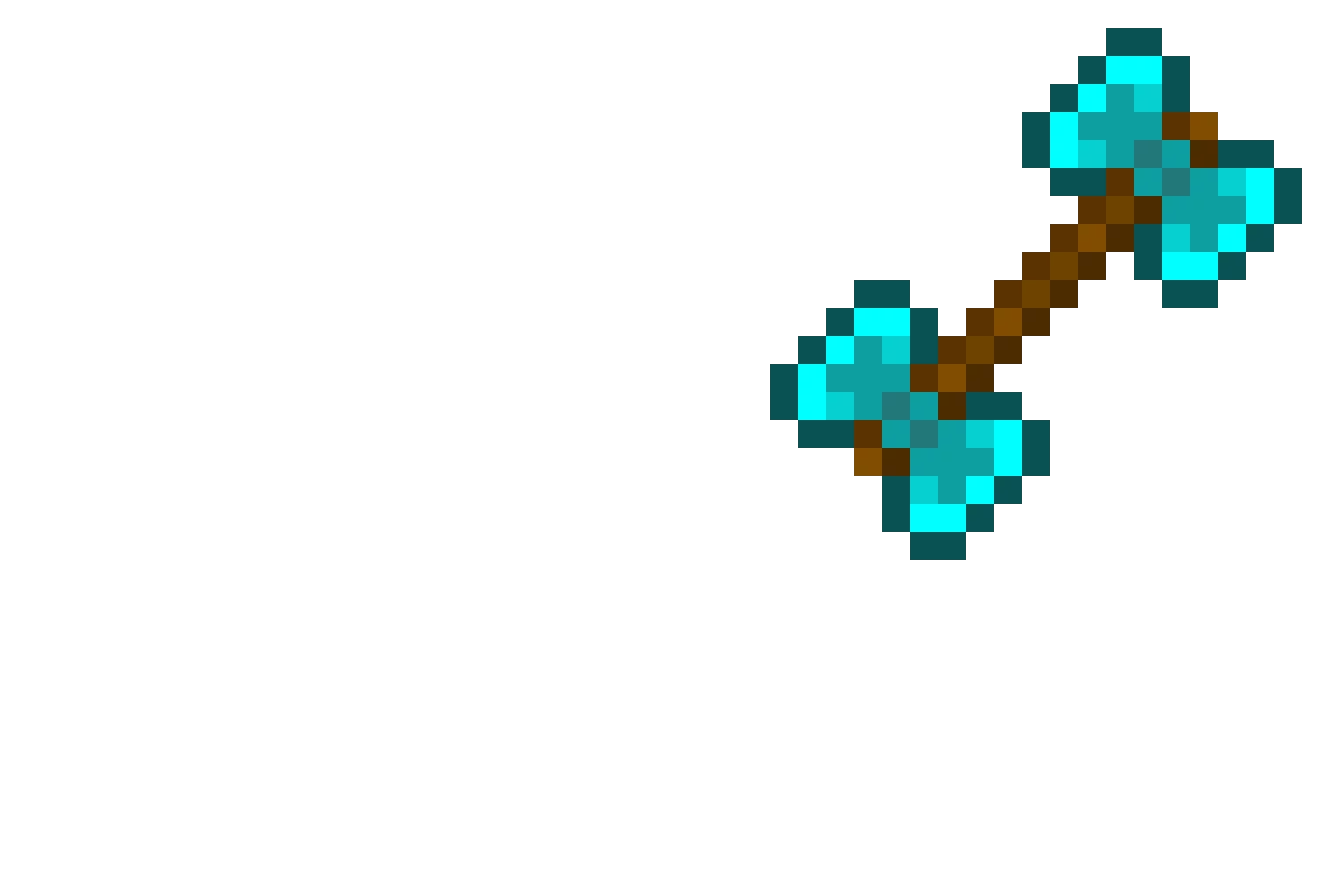double-sided-diamond-minecraft-battleaxe