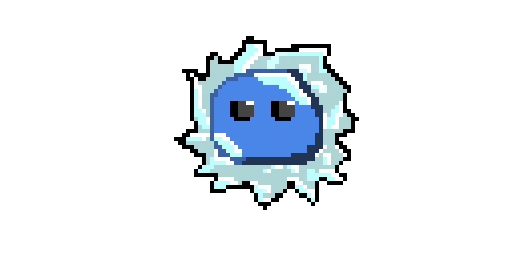 Frosty blob