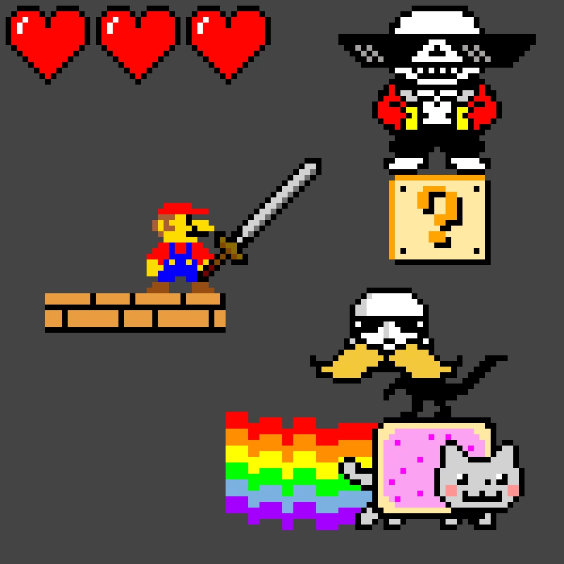 i just wanted to make art from the models why just why