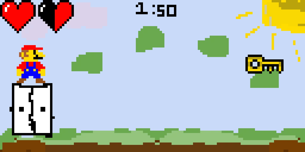 mario trys to escape