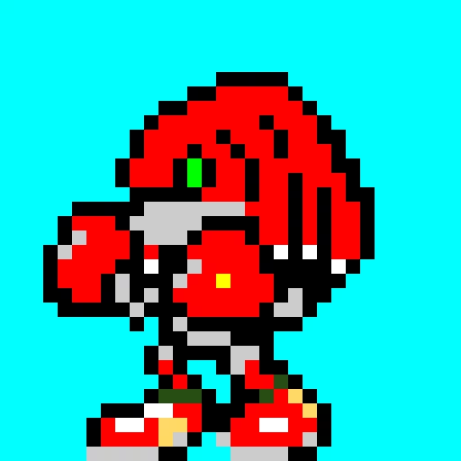 Metal Knuckles Edit of Knuckles the Echidna art by level_Up
