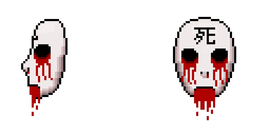 scary japanese mask inspired by the mimic on roblox