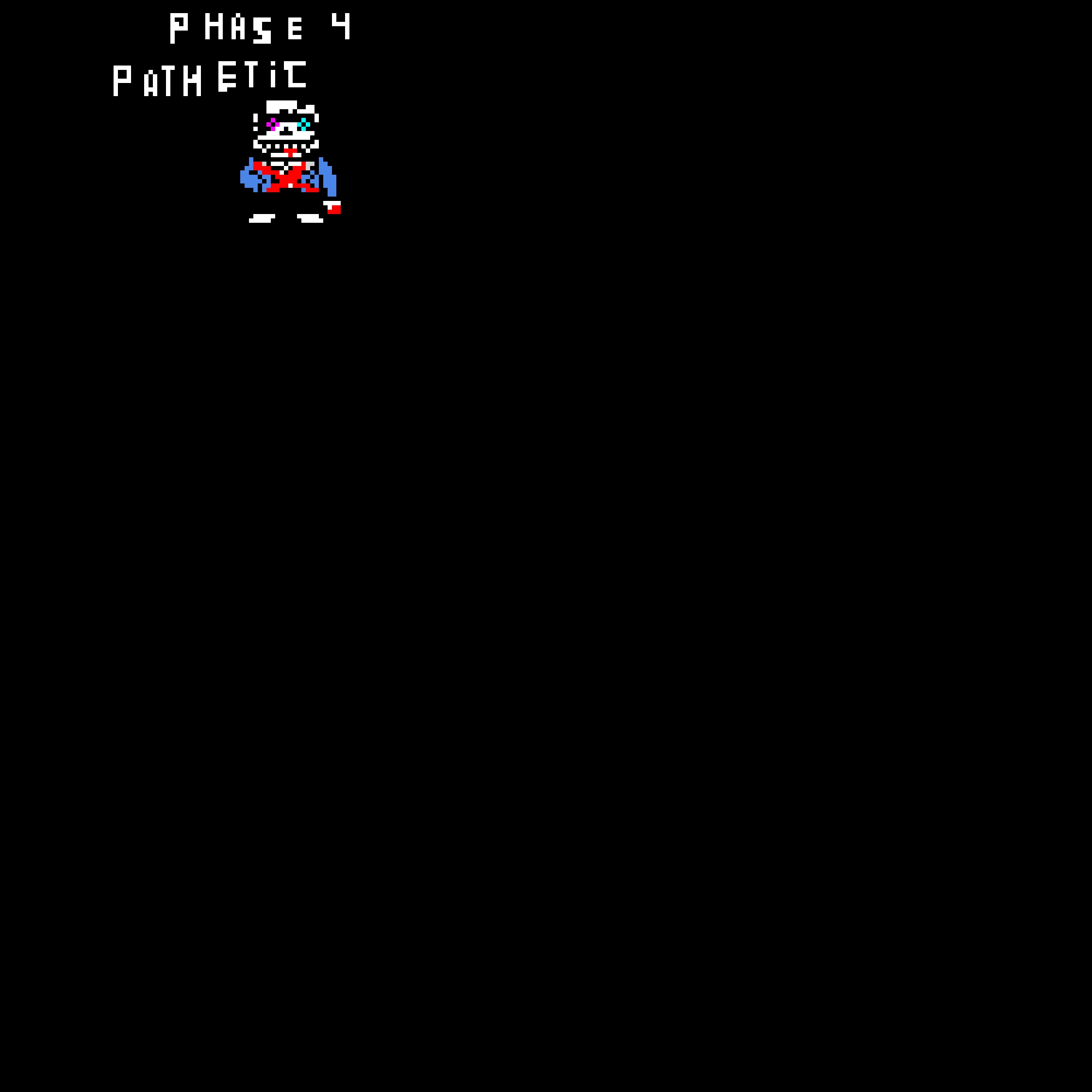 undertale last breath phase 4 pathetic over world sprite