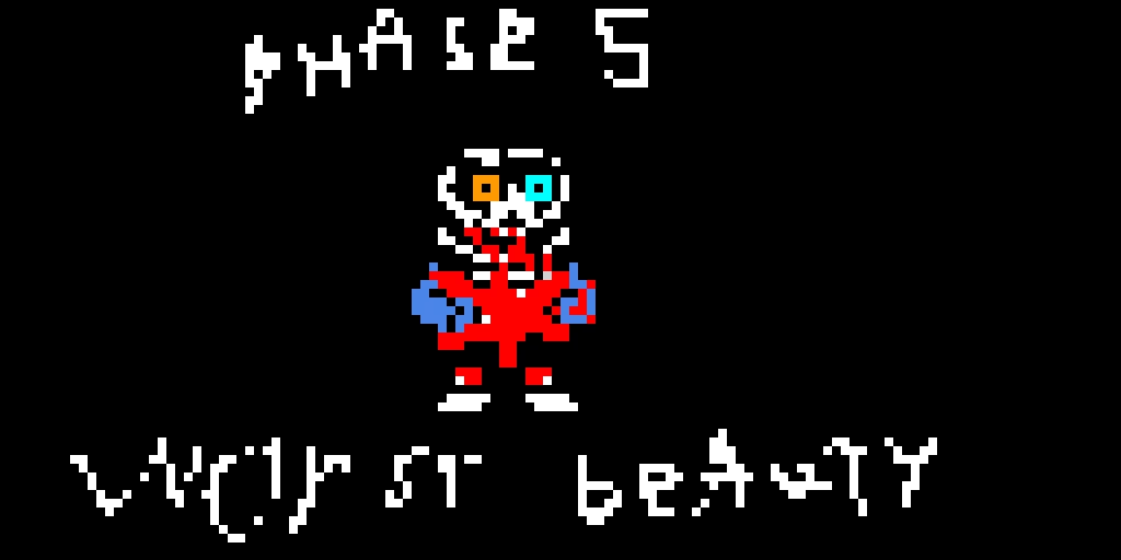 undertale last breath phase 5 overworld sprite worst beauty