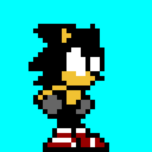 dark sonic  og sonic. EXE art by pixely