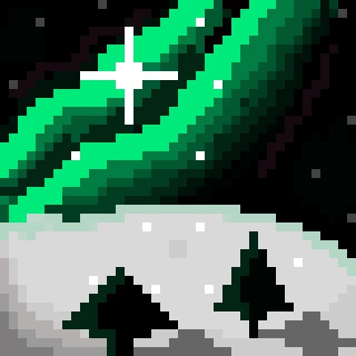 i tried to make a winter scene. howd i do?