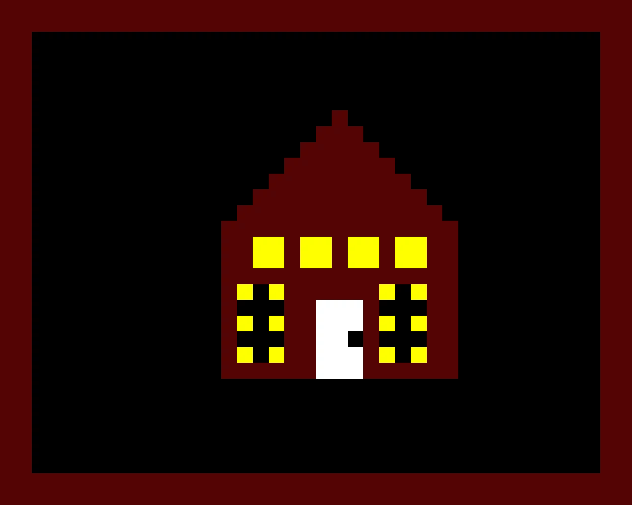 picture frame of house