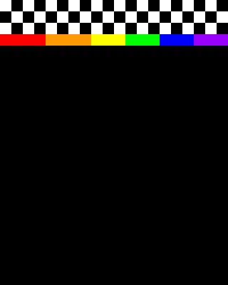 rainbow checkerboard