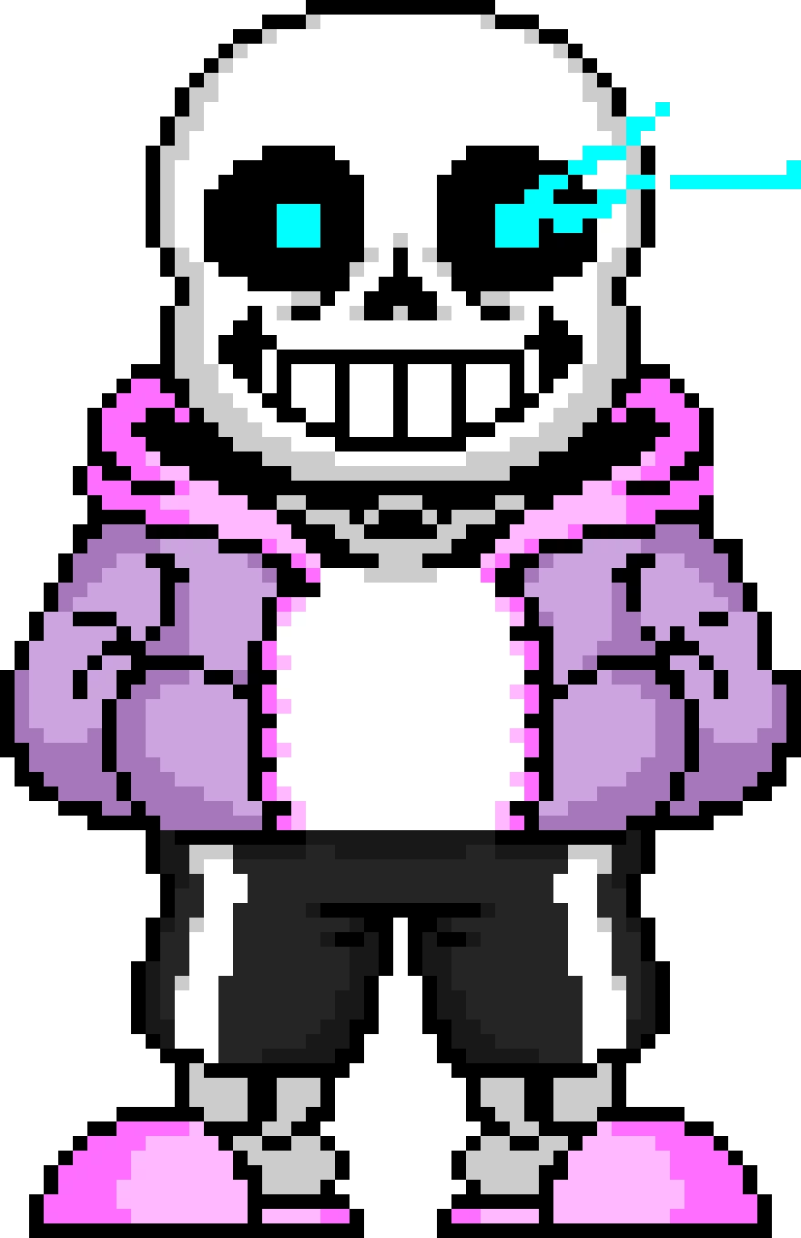 sans in purple