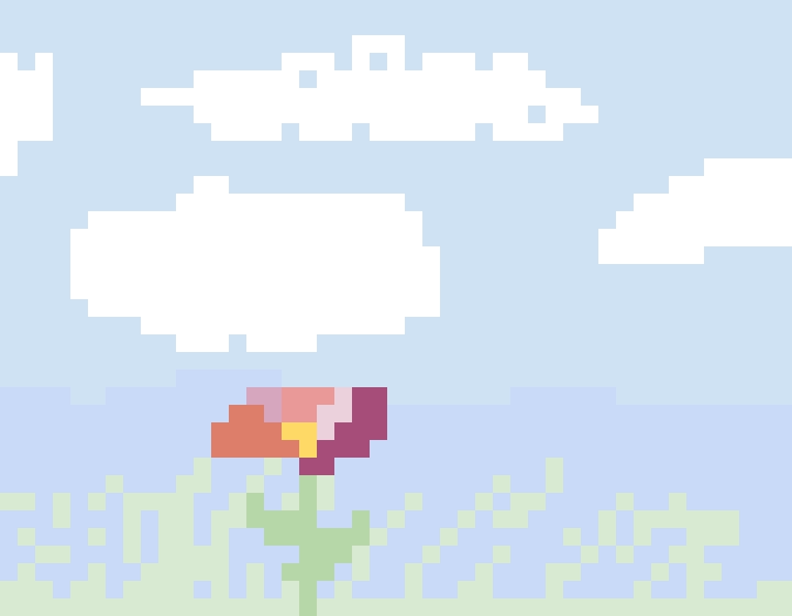 sky and flower