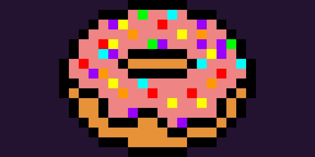 strawberry sprinkle doughnut