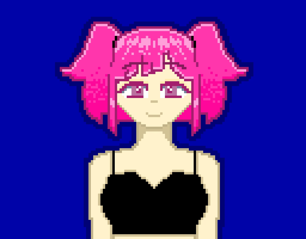 this is my first time drawing people in pixel lol