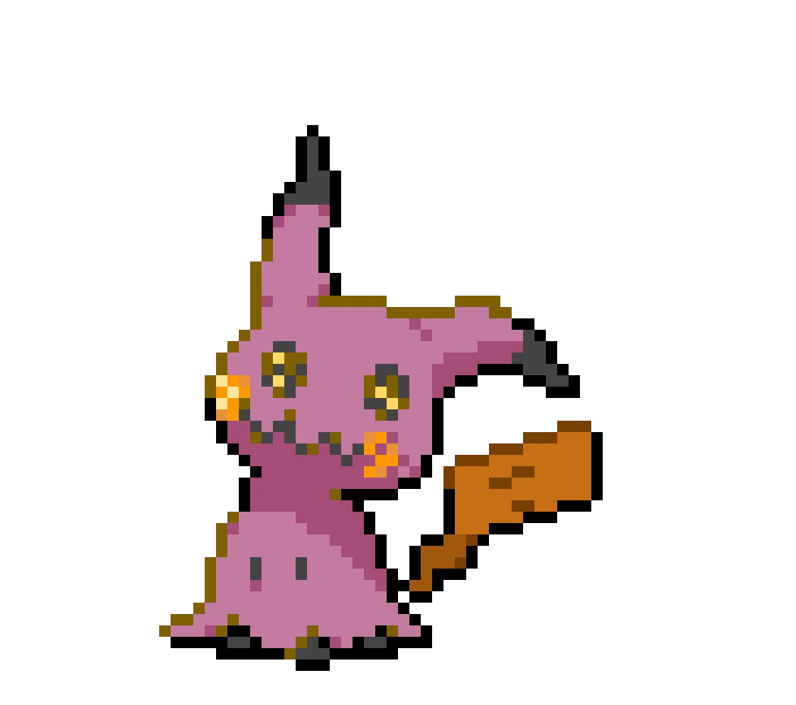 purple demented pika