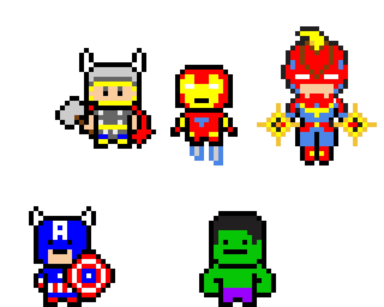 the origanal 5 avengers