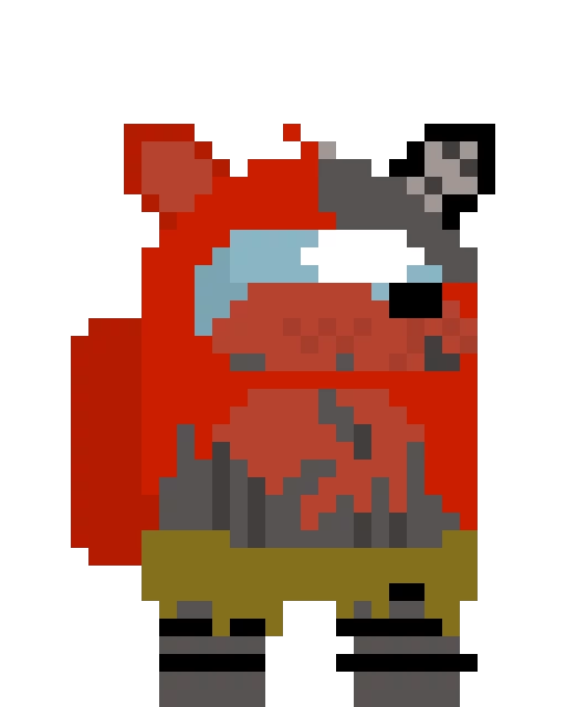 withered foxy crewmate