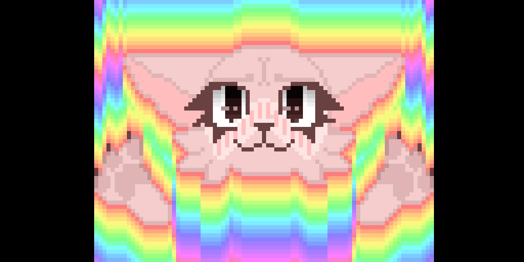 another rainbow cat