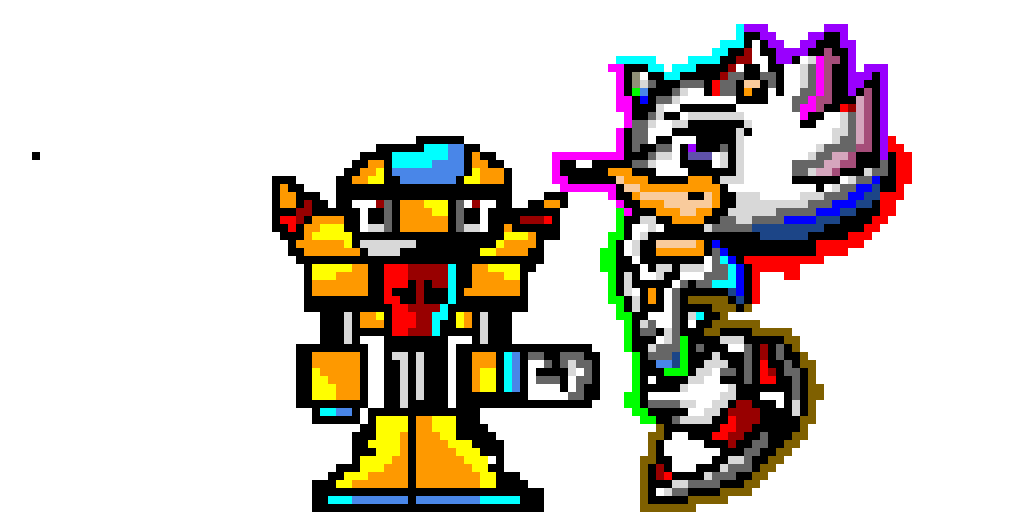 Hyper sonic and chase Gizord