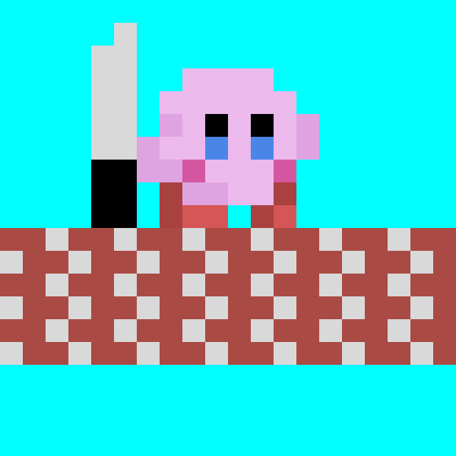 kirby-with-a-knife