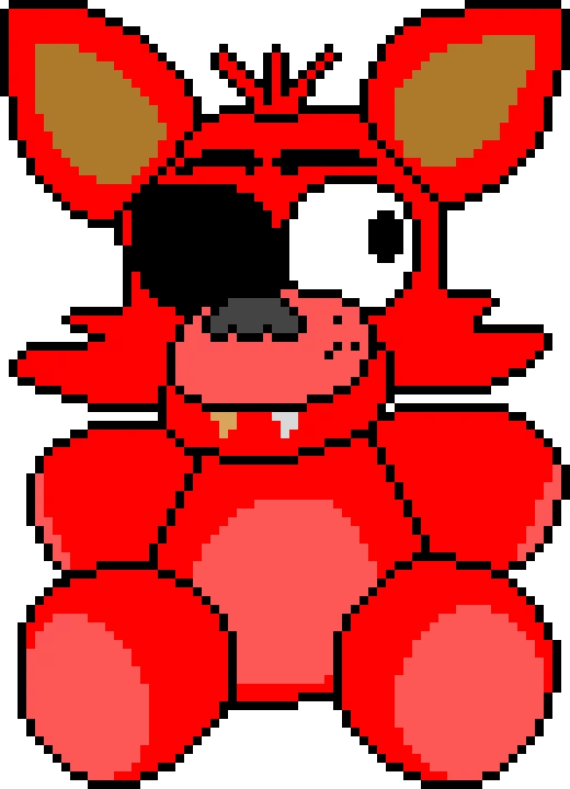 Normal Foxy Plush Credits: (pixeltiger13)