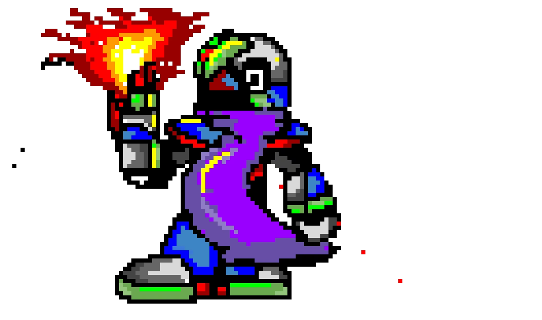 a cyborg that invincble from fire