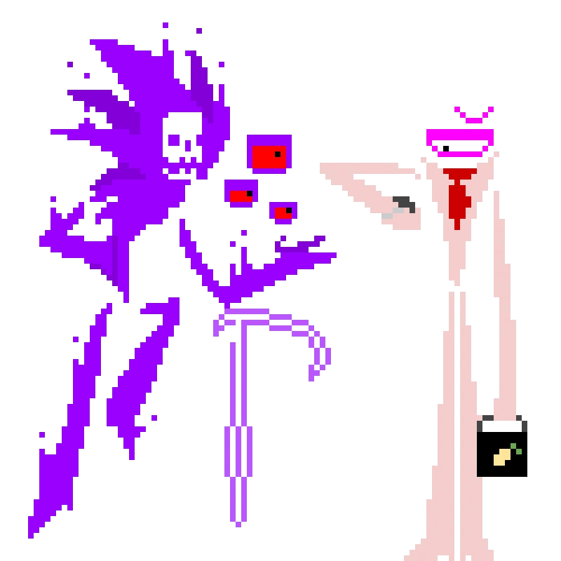 my versions of funni grim reaper and life