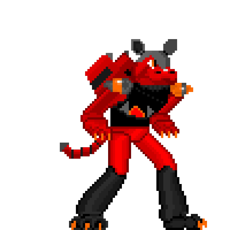 glamrock flame thanks pixeltiger13 for inspiring me to make him