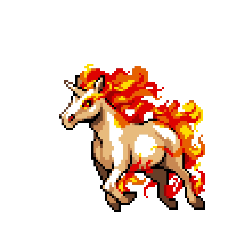 Evolved Pokemon! Rapidash! (contest)