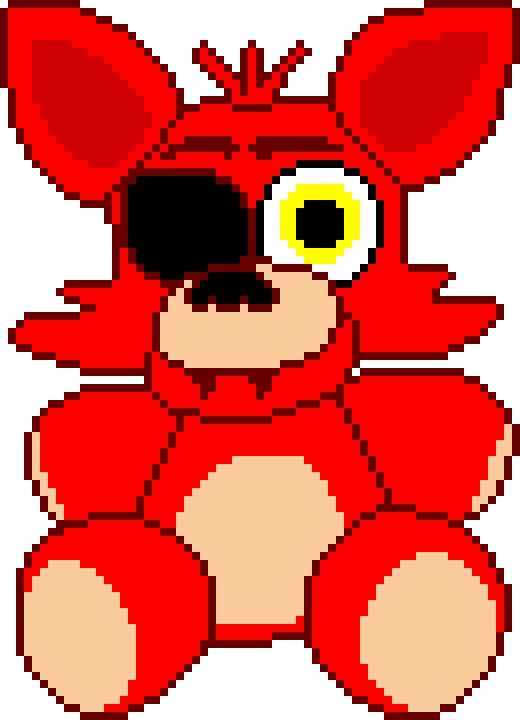 foxy plush pixeltigers model