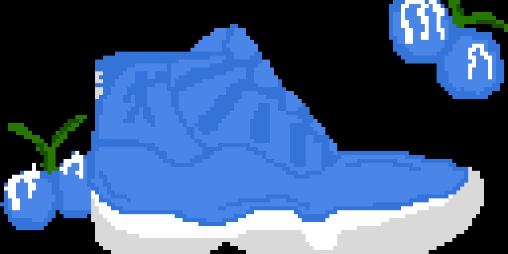 blue 11s with frosted cherrys