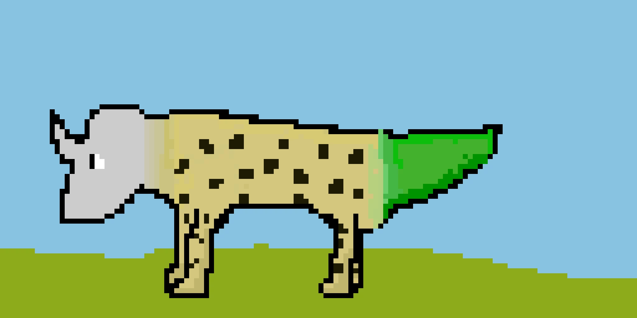 oh look a uh uh animal