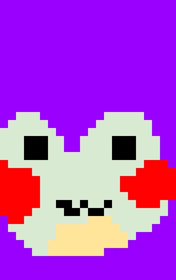 frog thingy i made it on my phone lol