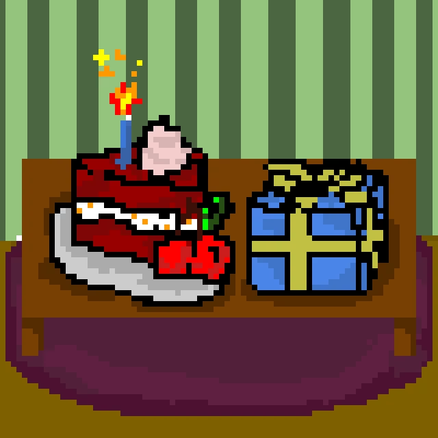 birthday celebration kpixel