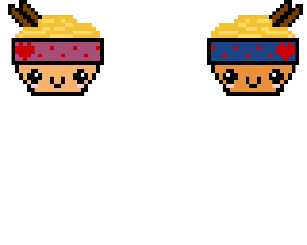 two bowls of rice boy and girl