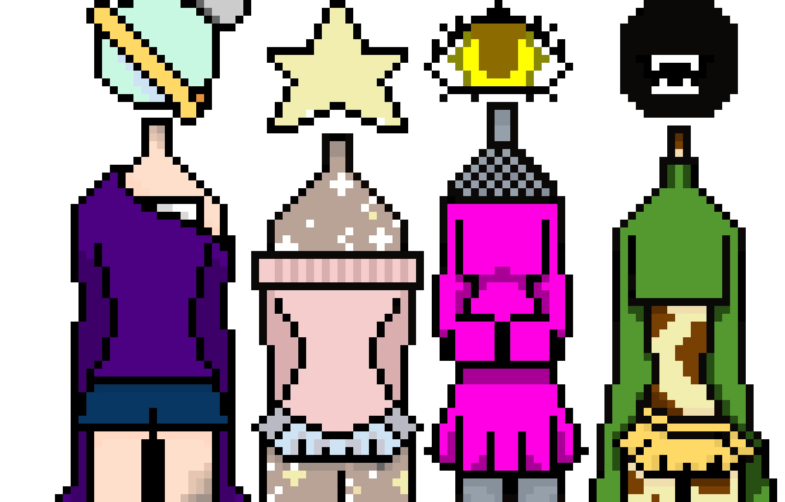 clump of weirdcore ocs