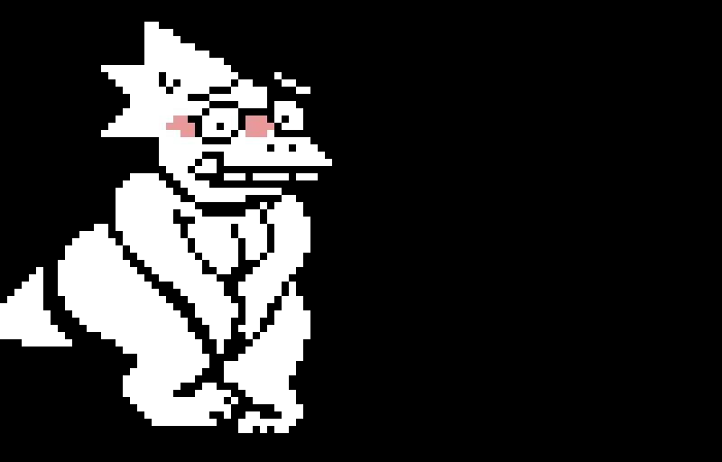 embarrassed alphys