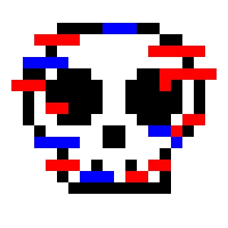 glitch skull idk