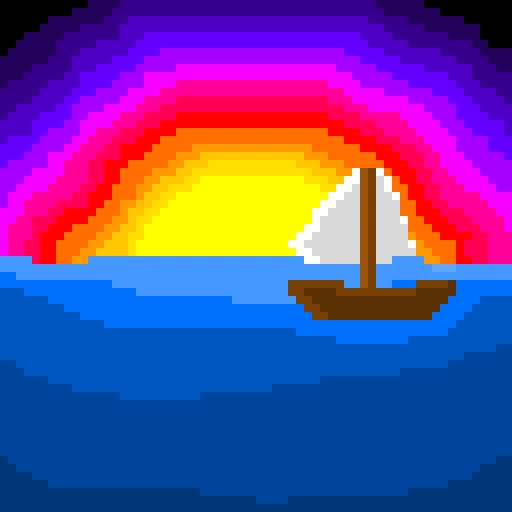 sailboat in the sunset