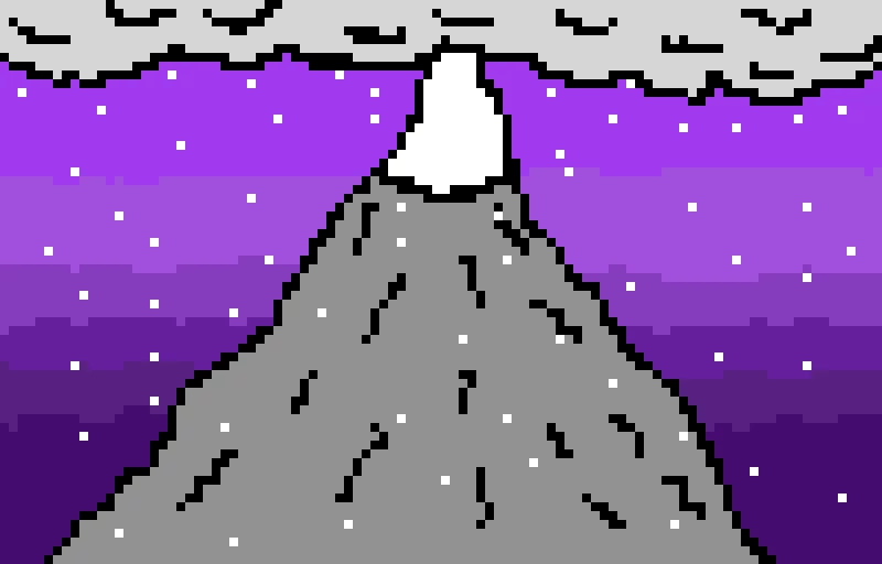 Snowy mountain