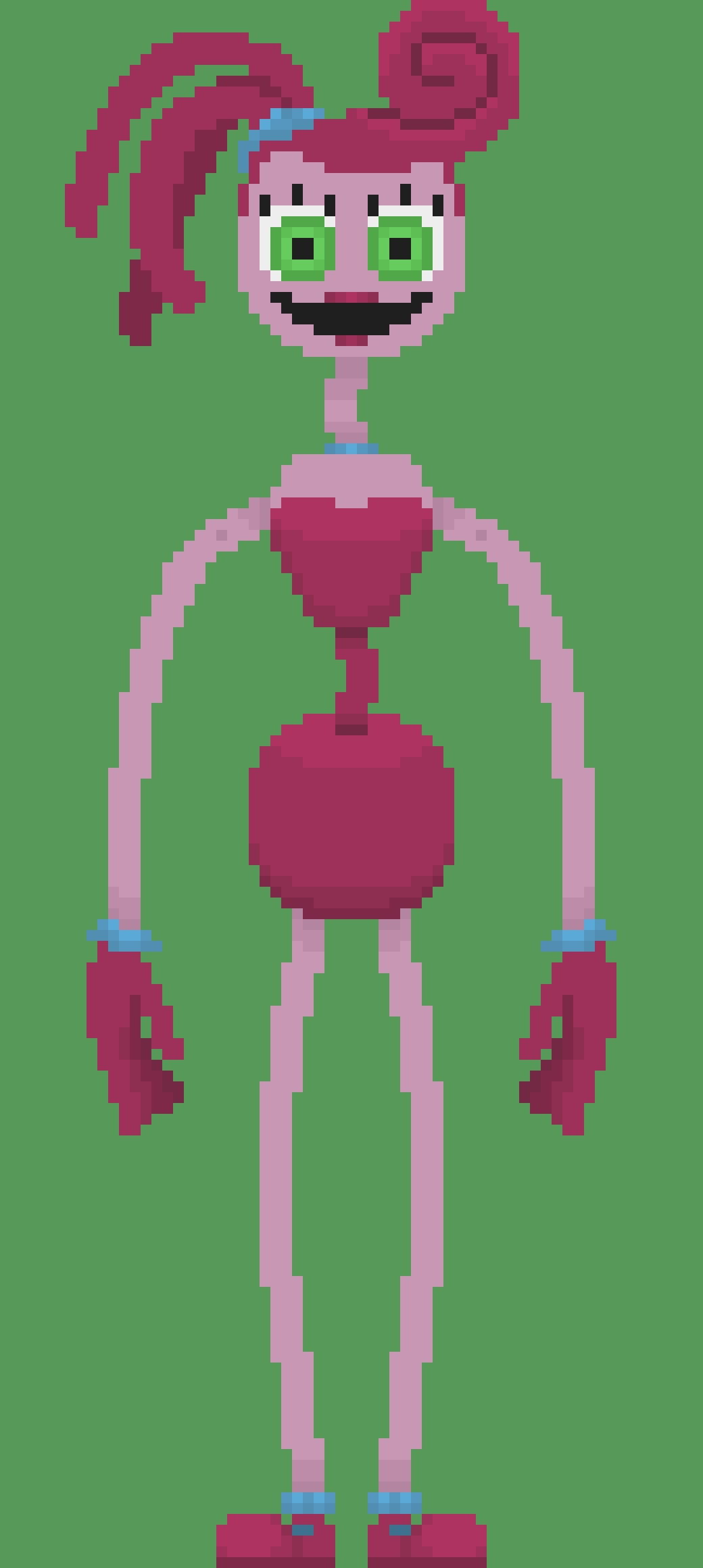 Mommy Long Legs Poppy Playtime Pixel Art 