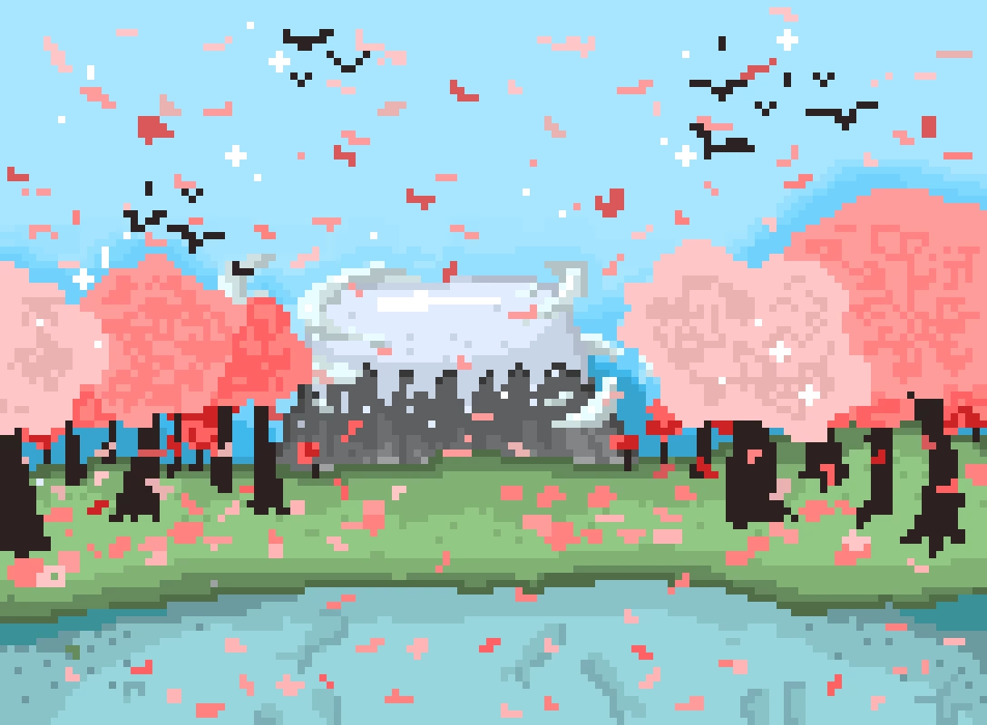 cherry blossoms or somethin&rsquo; :p