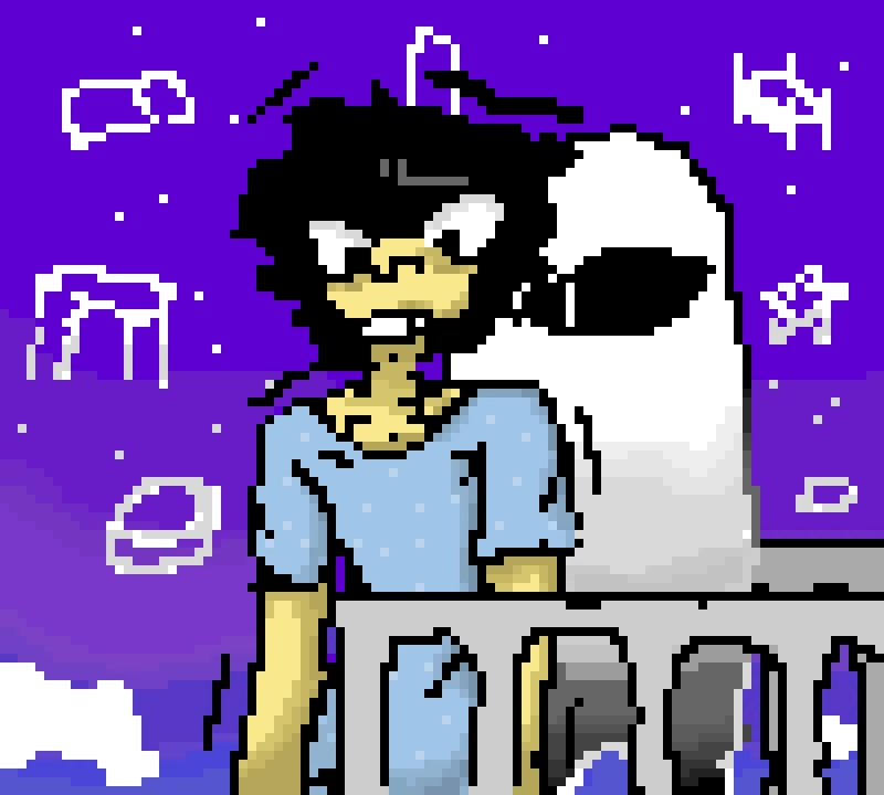 Some OMORI fanart !! :D its related to bad ending lol- ^_^