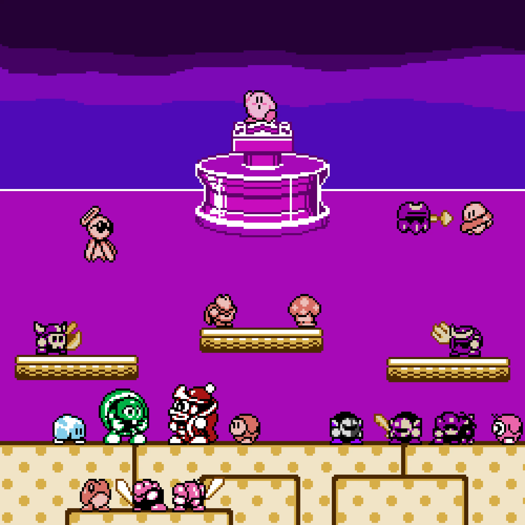 kirby rsquo s adventure and the war between the meta knights