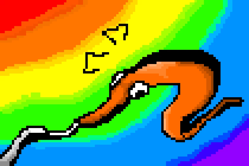 WORM ON A STRING !!! pt.2 (with cooler bg >:3)